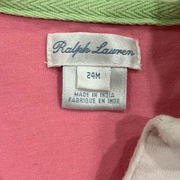 Bundle of 2 Girls Rompers Carters and Ralph Lauren Size 24 Months - Picture 4 of 8